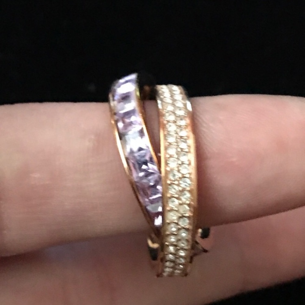 COPY - Michael Kors Rose Gold Double Love Ring
